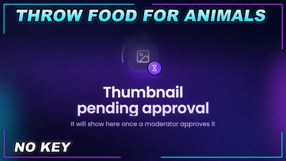 Thumbnail for [🎃] Throw Food For Animals Script | NO KEY