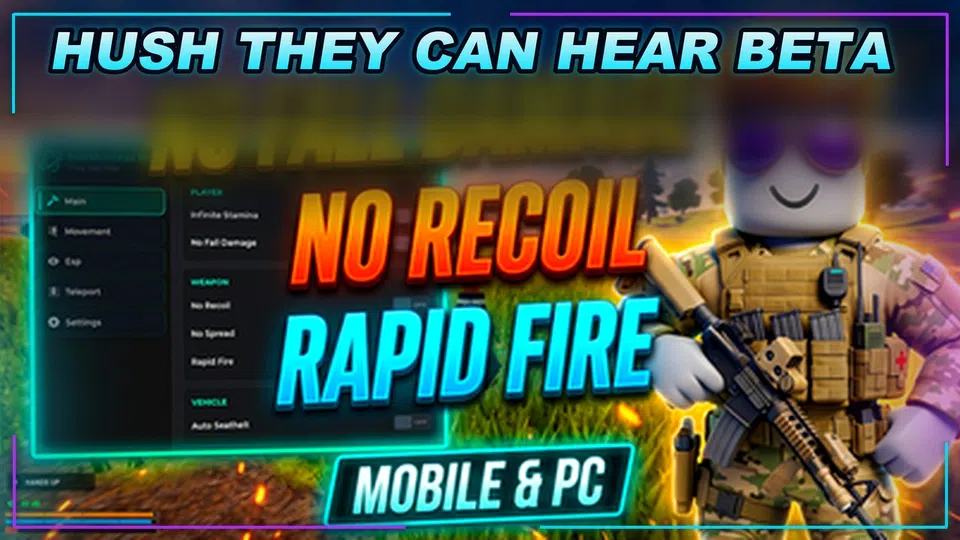 Thumbnail for HUSH: They can hear. (BETA) Script | SCRIPT HUB