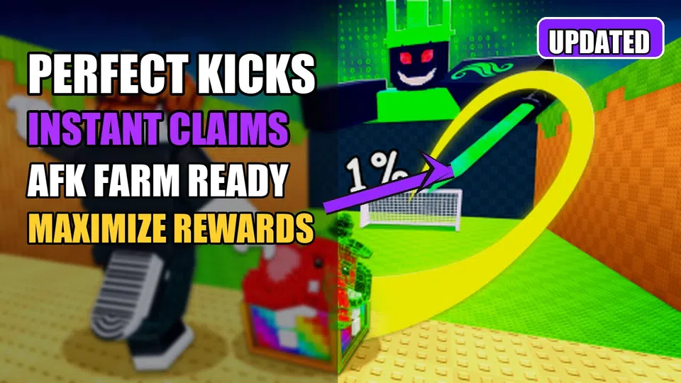 Thumbnail for Kick a Lucky Block: Perfect Kick & Instant Claim AFK Farm Script