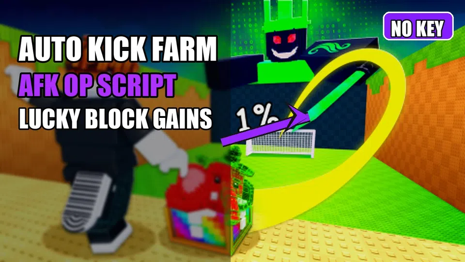 Thumbnail for Kick a Lucky Block: OP Script for Automated AFK Kicking & Resource Farming