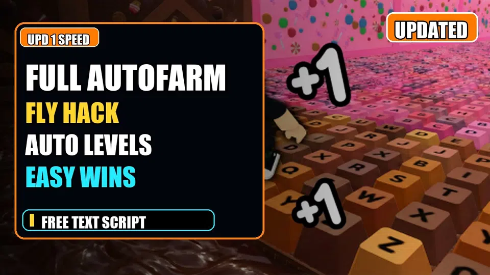 Thumbnail for Roblox [UPD] +1 Speed Keyboard Escape Script: Autofarm, Fly, Auto Levels