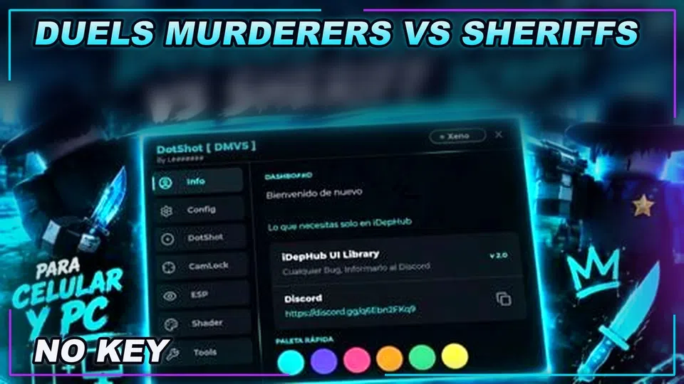 Thumbnail for [🌌DUELS] Murderers VS Sheriffs Script | NO KEY